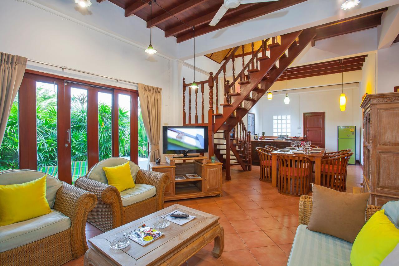 Traditional Thai Villa Nikkie In Tropical Nature, 4Br & Pool, Near Rawai Beach Nai Harn Eksteriør billede